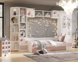 Кровать с дополнительным спальным местом Вега FASHION ЛДСП