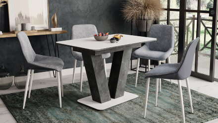 Стол обеденный раскладной Чинзано тип 1, моод темный  