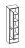 Шкаф-пенал 1D2S DOORSET  
