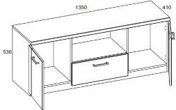 Тумба 1350 RTV 2D1SN DOORSET 