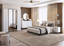 Кровать 1200  с мягким изголовьем  Шарлиз  